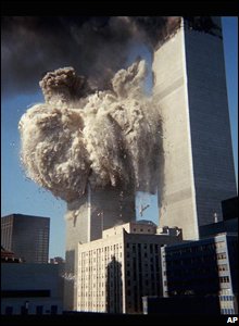 tower collapsing 911